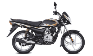 bajaj moto Platina100ES Ebony Black w Brass Gold